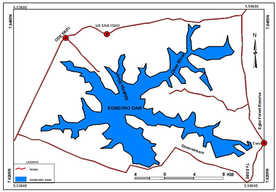 Geographical Map of the Sampling Locations