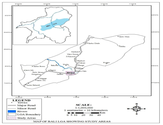 Map of the Study Area