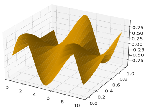 Graphical Representation of the Numerical Solution of the Rosenau–Hyman Equatio