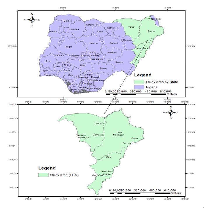 Map of the Study Area