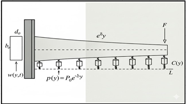 Geometry Representation of NPDCTB on Exponential Decaying Foundation
