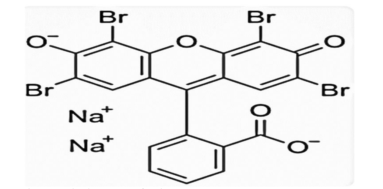 Molecular Structure of Eosine Y Dye