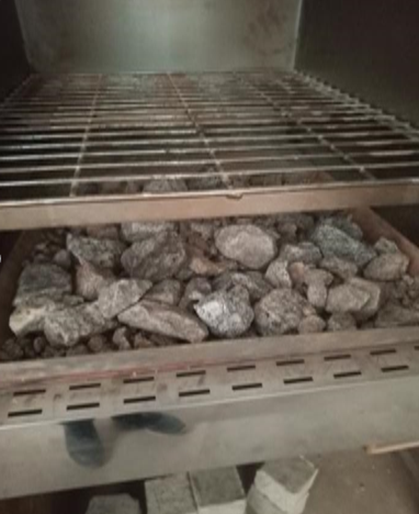 Clean Ballast Dried in an Oven for 24 Hours