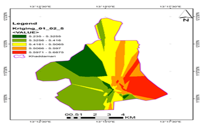 Spatial Distribution Map of Soil pH