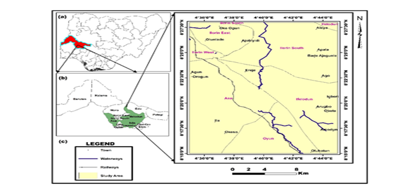 Location map of the study area