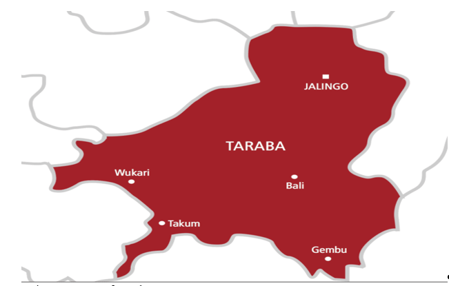 Map of Taraba State